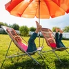 Relaxdays 2 pilkų skėčio įsukamų žemės inkarų rinkinys