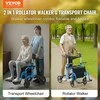 Vevor 2 viename vaikštynė ir transporto kėdė