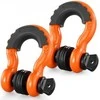 Vevor 2 vienetai 3/4" D žiedo grandiklis su 7/8" sraigtiniu kaiščiu