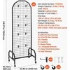Vevor 2 vnt. 600 x 1640 mm tinklinė sienelė su ratukais ir kabliukais
