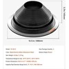 Vevor 2 vnt. metalinės stogo vamzdžių apsaugos 150-280 mm
