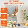 Vevor 20 dalių kristalinis vazos stovas vestuvėms