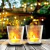 Relaxdays 20 vnt. arbatinių žvakučių stikliukų rinkinys