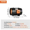 Vevor 203,2 mm kanalu ventiliatorius HVAC sistemoms