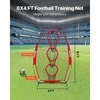 Vevor 203x102 cm futbolo metimo tinklas su taikiniais