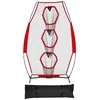 Vevor 203x102 cm futbolo metimo tinklas su taikiniais