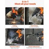 Vevor 20 V akumuliatorinis SDS-Plus suktuvas-plaktukas, 4 funkcijų gręžtuvas, bešepetėlis kalimo perforatorius betonui, mūrui