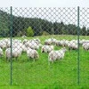 Vevor 2,1 m ilgio metalo tvoros stulpų rinkinys, 10 vnt.