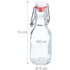 Relaxdays 24 buteliukų su užsegamu kamščiu rinkinys 100 ml