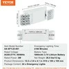 Vevor 24 vnt. avarinis LED šviestuvas su akumuliatoriumi