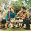 Relaxdays 2,5 l siauras alaus bokštas su kraneliu