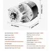 Vevor 250W elektrinis nuolatinės srovės variklis 24V 2700rpm