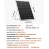 Vevor 25W 12V saulės baterijos įkroviklis