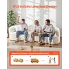 Vevor 284 cm išlenkta modulinė sofa su atlošais
