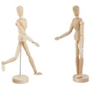 Relaxdays 2x medinis manekenas 30cm