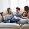 Relaxdays 2x Pūkuotos pagalvėlės