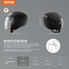 Vevor 3/4 veido motociklo šalmas su "Bluetooth" lizdu