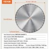 Vevor 3 dalių deimantiniai pjovimo diskai betonui, 35 cm