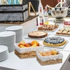 Relaxdays 3 duonos krepšelių rinkinys su medvilniniu įdėklu