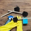 Kodustaar 3 juodų tualeto šepečių rinkinys