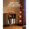 Vevor 3 lygių patefono stovas su LED ir USB
