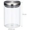 Kodustaar 3 vnt. laikymo stiklinių rinkinys po 600 ml