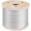 Vevor 304 nerūdijančio plieno trosas 4,8 mm 76 m