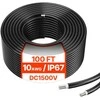 VEVOR 30,48 m saulės skydelio kabelio prailginimas 6 mm²