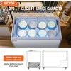 Vevor 370 L ledų vitrina ir šaldiklis