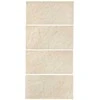 Vevor 3D sienų plokštės 4 vnt 120x60 cm akmens imitacijos geltonos