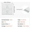 VEVOR 3D sienų plokštės 33 vnt. 32 m² gėlių baltos