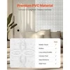 Vevor 3D sienų plokštės 33 vnt. 32 m² gėlių baltos