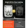 Vevor 3D spausdintuvo apsauga su LED apšvietimu