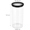 Relaxdays 3x laikymo stiklainiai, 1200 ml