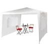 Relaxdays 3x3 m paviljonas su 2 šoninėmis sienelėmis