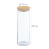 Relaxdays 4 sandėliavimo stiklainių su dangteliais rinkinys 1600 ml
