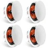 Vevor 4 vnt. 20 cm lubiniai garsiakalbiai 100W