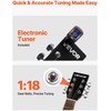 Vevor 41 cm akustinė gitara su dėklu juoda