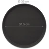 Relaxdays 5 apvalių gastro padėklų rinkinys Ø35cm