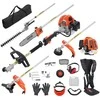 Vevor 5-in-1 benzininis gyvatvorių žirklės, trimeris