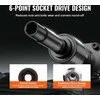 Vevor 55 dalių smūginių galvučių rinkinys