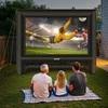 Vevor 5,5 m pripučiamas ekranas filmams