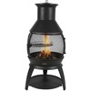 Vevor 56 cm lauko kaminas su kepsnine