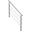 Vevor 59 cm lauko turėklai su 3 skersiniais