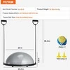 Vevor 59 cm pusiau pratimo kamuolys su juosta