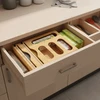 Relaxdays 6-in-1 bambukinis plėvelių laikiklis