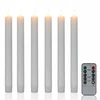 Relaxdays 6 LED kūginių žvakių rinkinys su laikmačiu