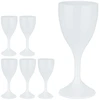 Relaxdays 6 plastikinių vyno taurių rinkinys 250 ml