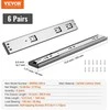 Vevor 6 poros 355.6 mm stalčių bėgių šoninio montavimo