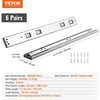 Vevor 6 poros 55.9 cm stalčių bėgių su švelniu uždarymu